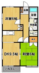 メゾンコンフォールの物件間取画像